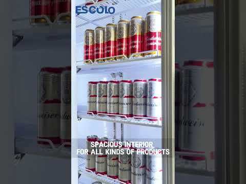 Commercial Sliding Glass Door Display Fridge for Retail and Supermarkets Beverage Showcase