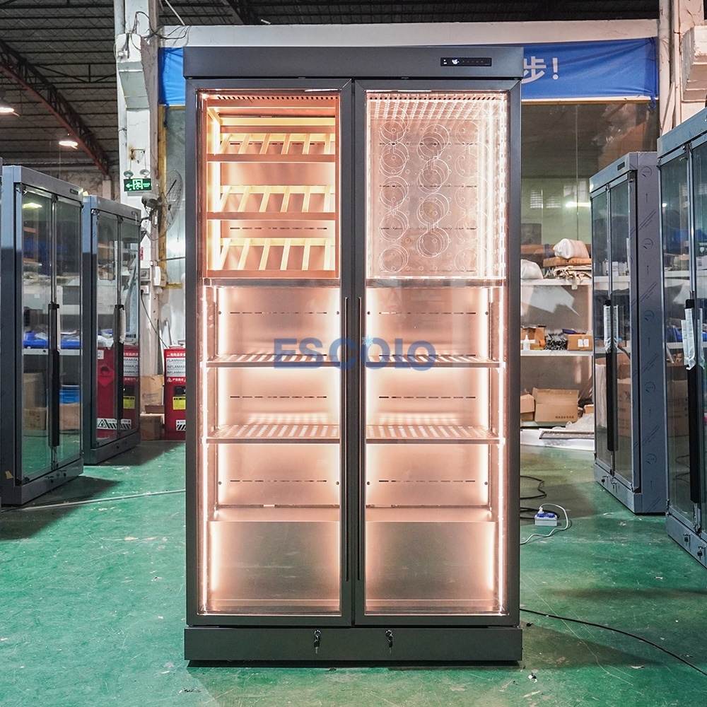 Premium Commercial Wine Cabinet | High-End Wine Display Refrigerator