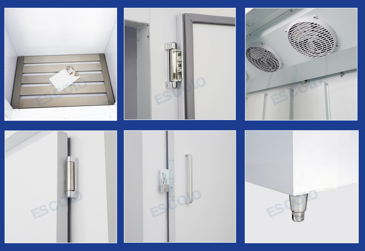 Double Solid Door Ice Storage Freezer | Large Capacity Commercial Ice Storage Cabinet