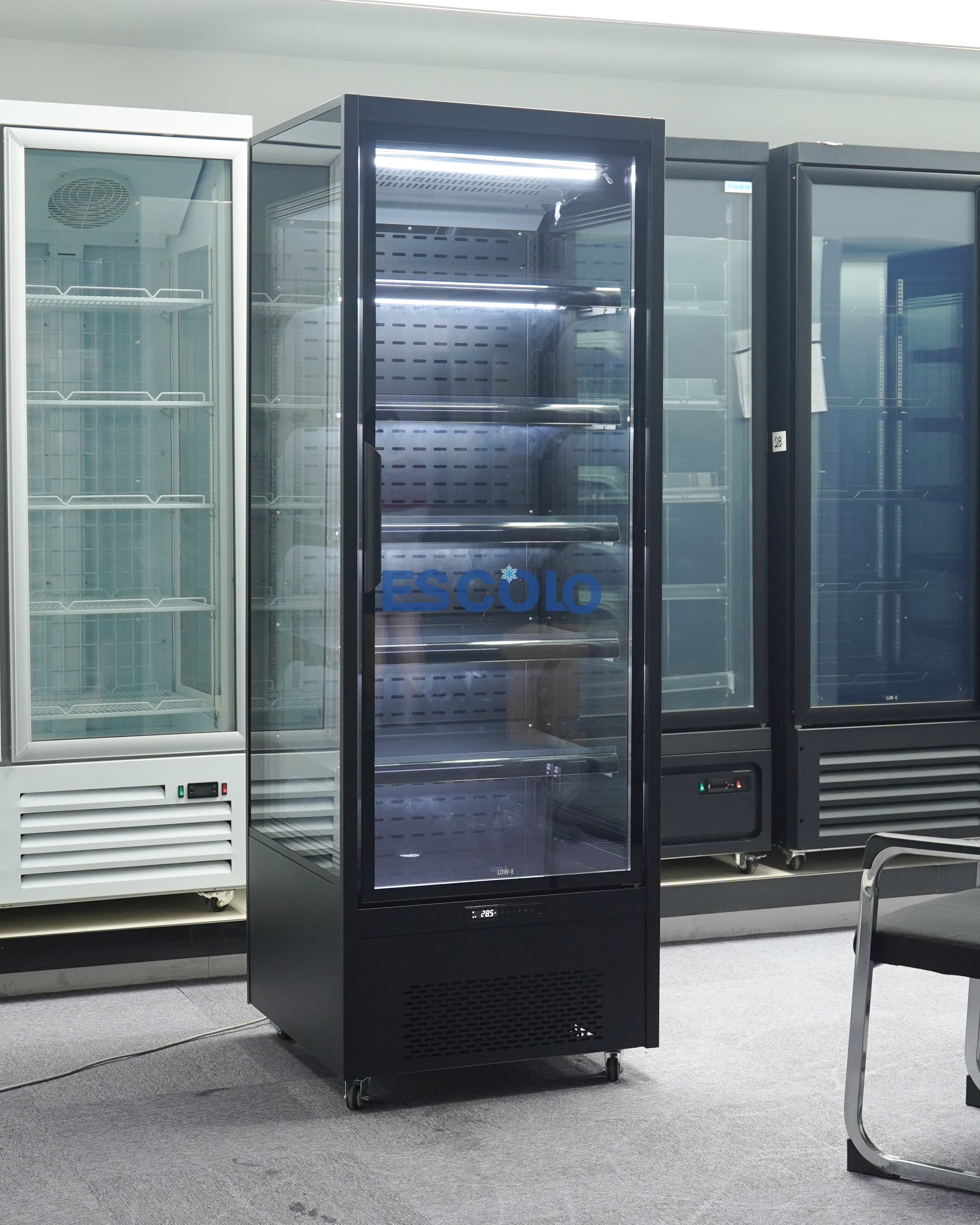 1 Door Commercial Open Chiller | Compact Wind Curtain Display Refrigerator