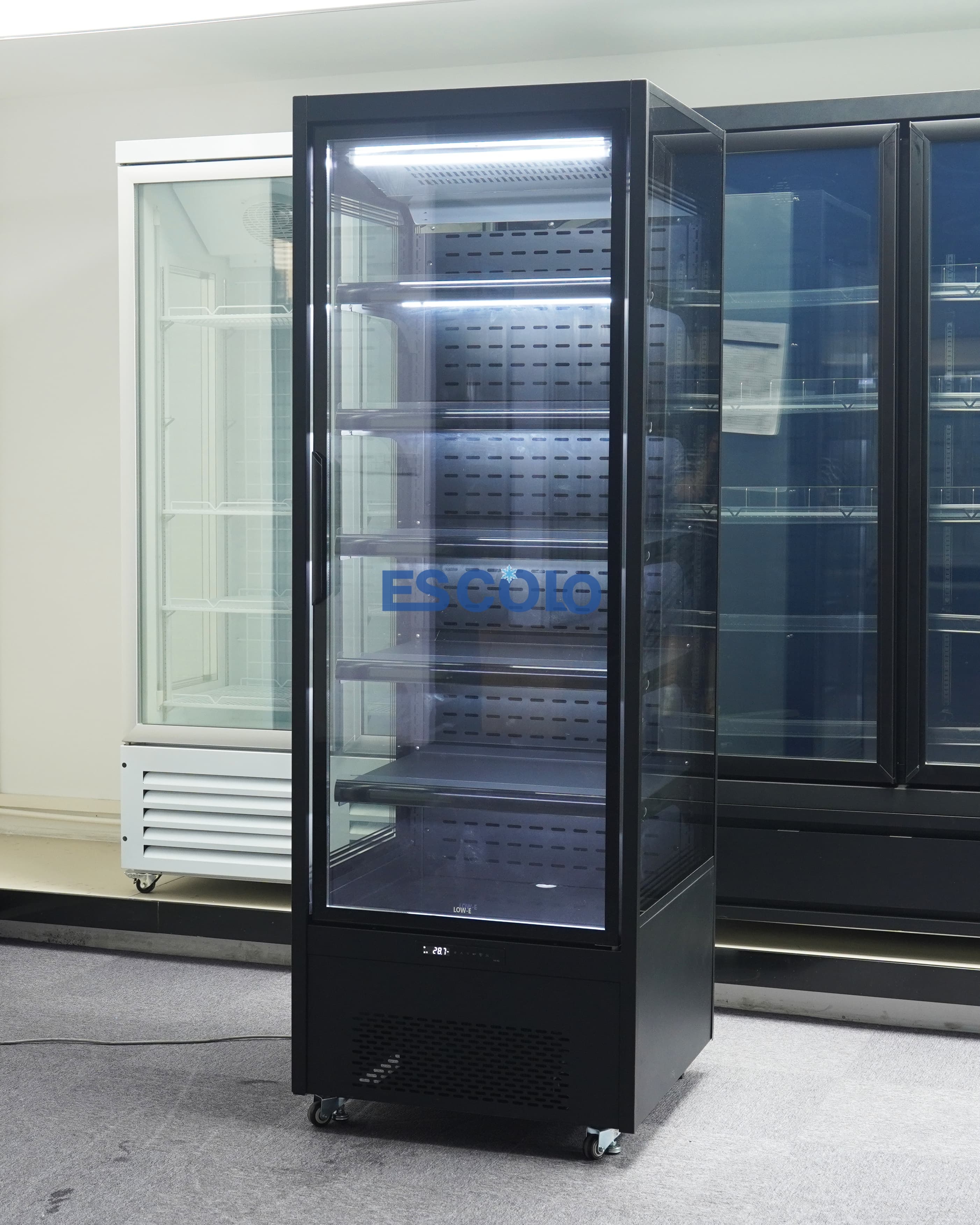 1 Door Commercial Open Chiller | Compact Wind Curtain Display Refrigerator