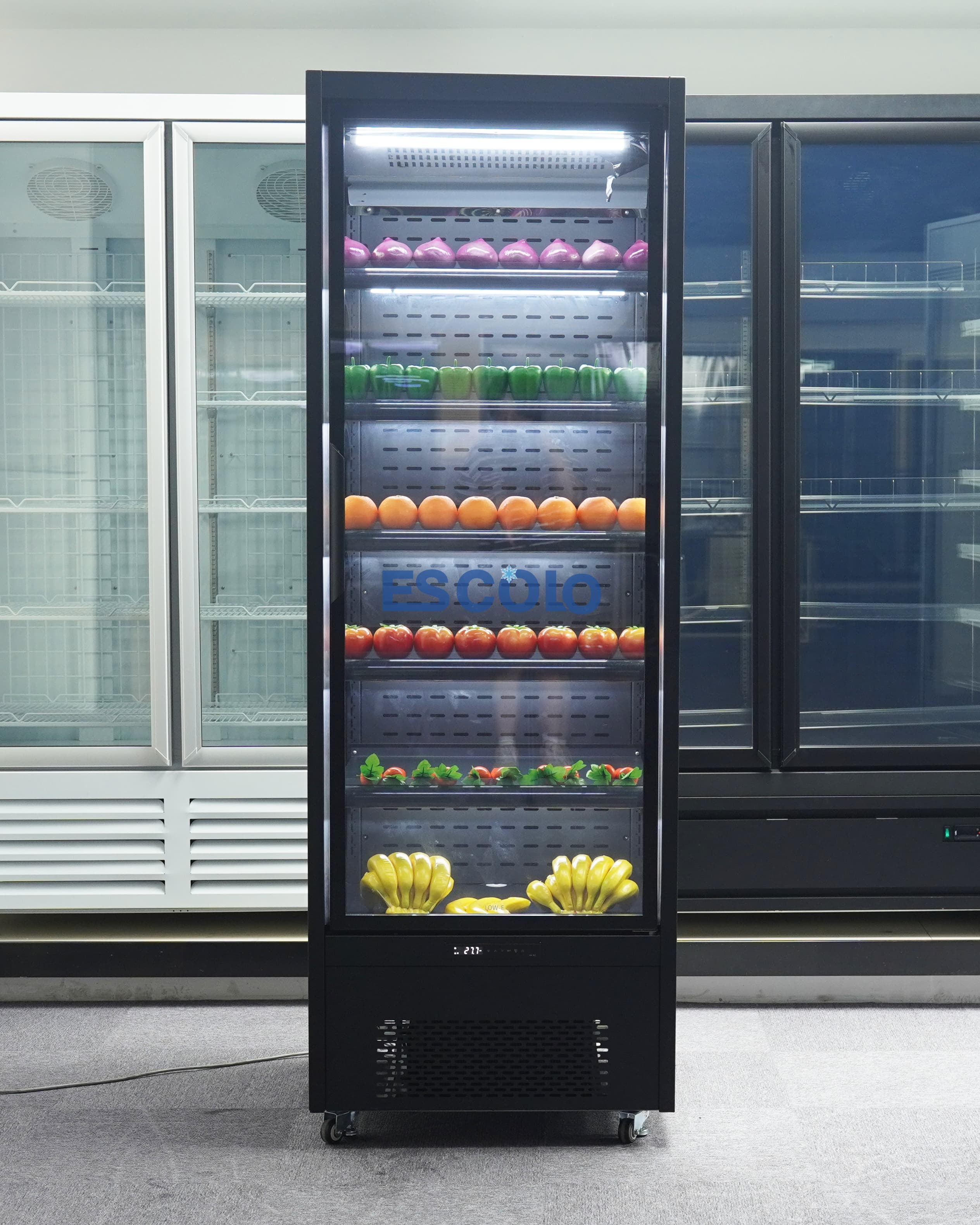 1 Door Commercial Open Chiller | Compact Wind Curtain Display Refrigerator