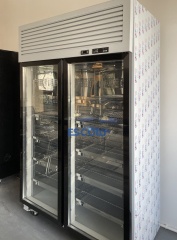 2 Door Commercial Beef Dry Ager | Professional Dry Aging Cabinet for Butcher & Steakhouse