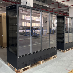 4 Door Commercial Open Chiller | Large Capacity Supermarket Display Refrigerator