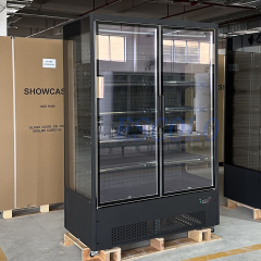 2 Door Commercial Open Chiller | Supermarket Wind Curtain Display Refrigerator