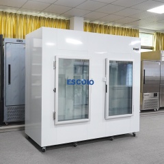 2 Glass Door Ice Storage Freezer | Large Capacity Commercial Ice Storage Cabinet