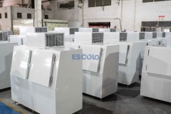 Double Slanted Door Ice Storage Freezer | Large Capacity Commercial Ice Storage Cabinet