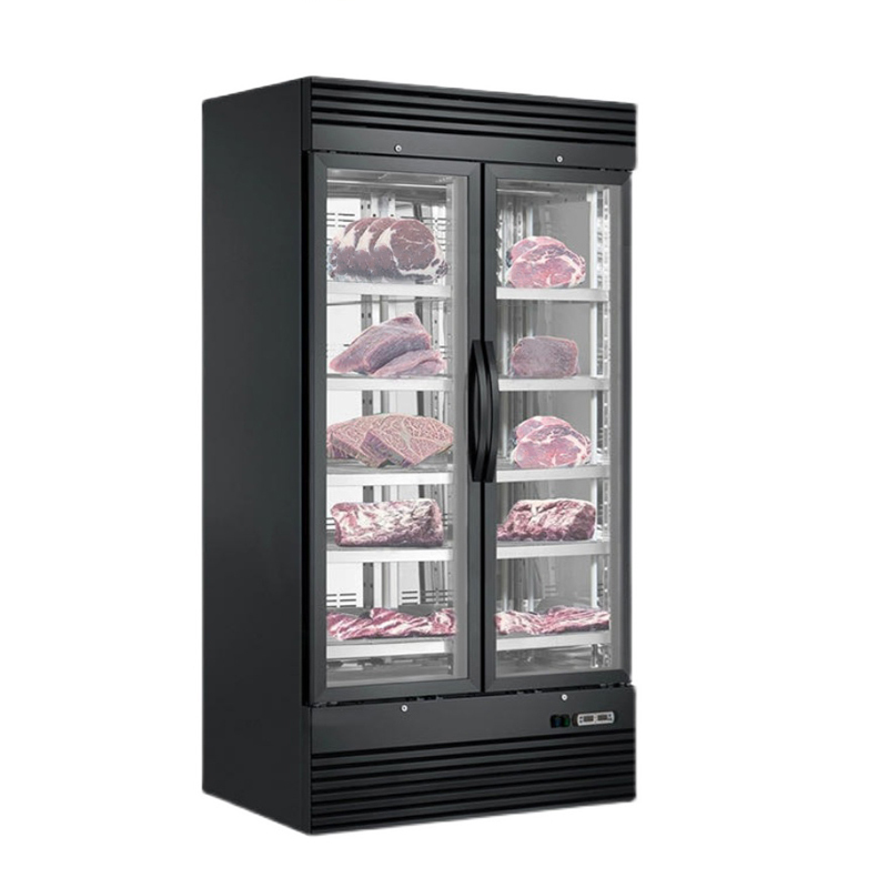 2 Door Commercial Beef Dry Ager | Professional Dry Aging Cabinet for Butcher & Steakhouse