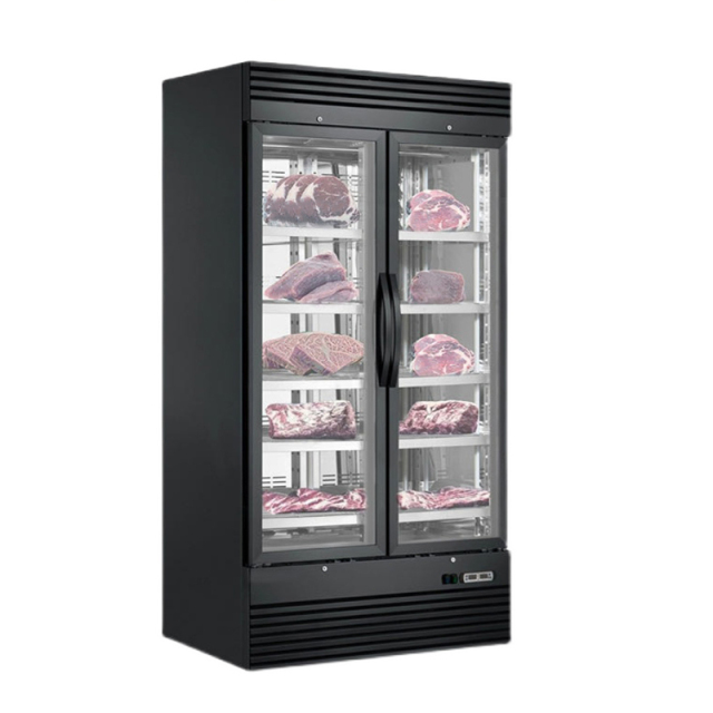 2 Door Commercial Beef Dry Ager | Professional Dry Aging Cabinet for Butcher & Steakhouse