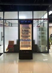 Stainless Steel Beef Dry Refrigerator with Stainless Steel Shelves and LED Light