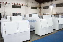 Double Slanted Door Ice Storage Freezer | Large Capacity Commercial Ice Storage Cabinet