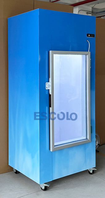 Commercial Glass-Door Ice Storage Freezer with Clear Visibility and High Capacity