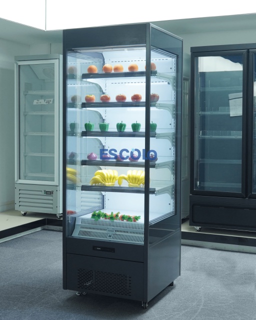1 Door Commercial Open Chiller | Compact Wind Curtain Display Refrigerator