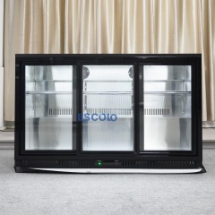 3 Door Commercial Beer Cooler with Glass Door Display