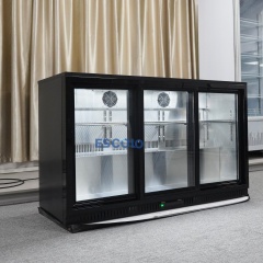 3 Door Commercial Beer Cooler with Glass Door Display