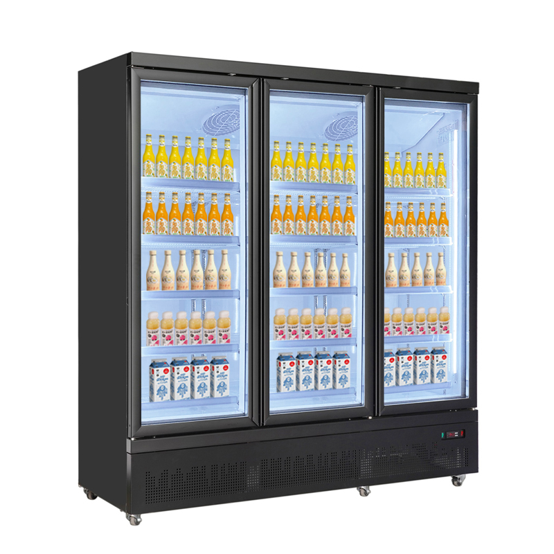 1800L Triple Door Commercial Stand Up Refrigerator Freezer Bottom Mounted Stand Up Unit