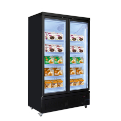 Commercial Equipment Refrigerator Display Showcase with Double Tempered Glass and Digital Temperature Controller for Convenience Store