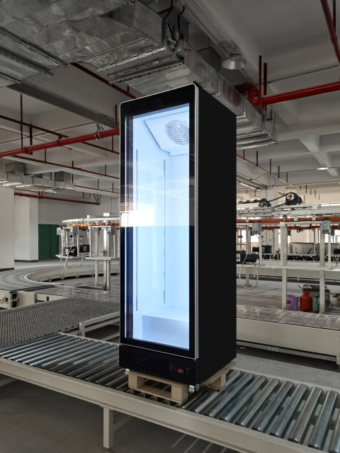 387L Full Glass Door Commercial Beverage Display Refrigerator