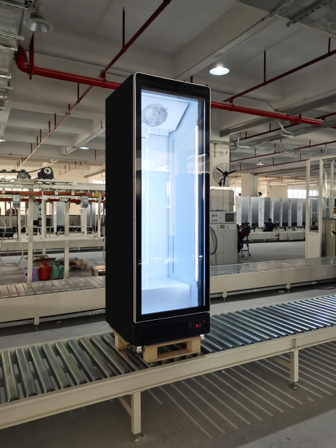 387L Full Glass Door Commercial Beverage Display Refrigerator