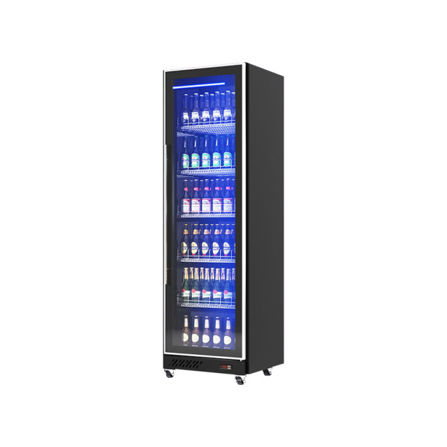 387L Full Glass Door Commercial Beverage Display Refrigerator