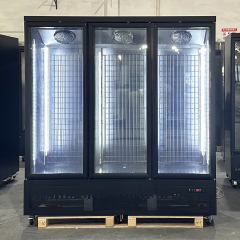 Upright Display Refrigerator for Convenience Store Beverage Merchandising