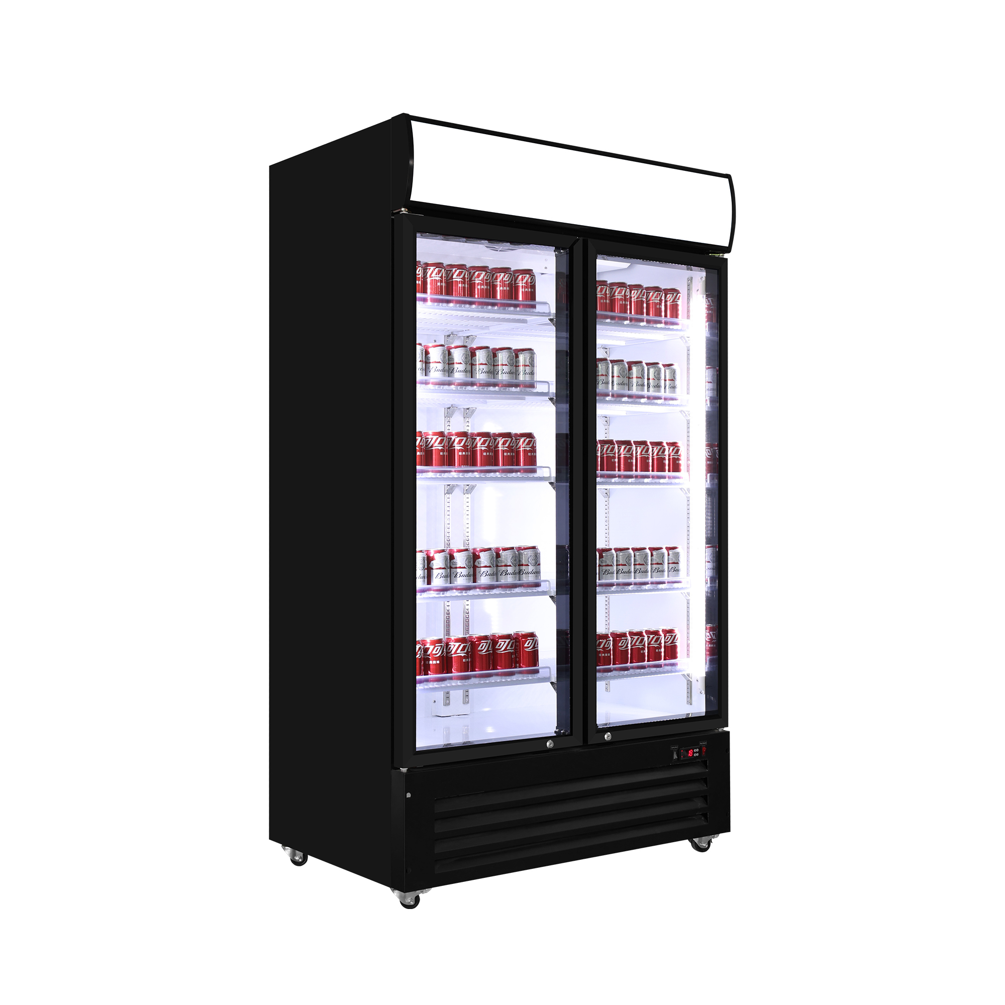 Vertical Beverage Cooler for Gas Stations & Convenience Stores