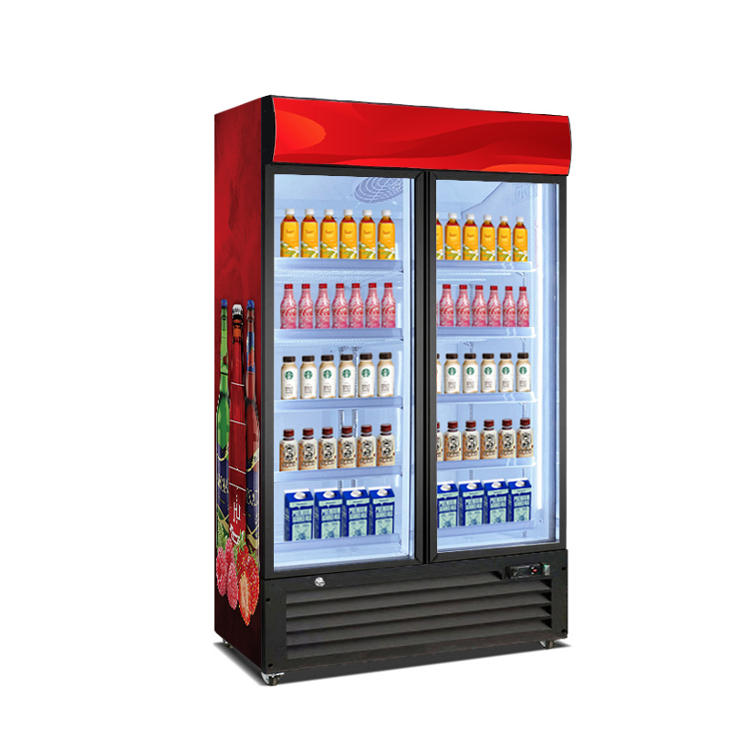 Retail Beverage Showcase Cooler 1400L for Gas Station & Convenience Store Merchandising