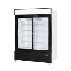 Commercial Vertical Beverage Display Fridge 1400L for Supermarket and Retail Shops