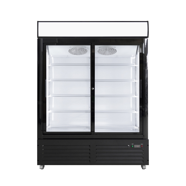 Commercial Vertical Beverage Display Fridge 1400L for Supermarket and Retail Shops