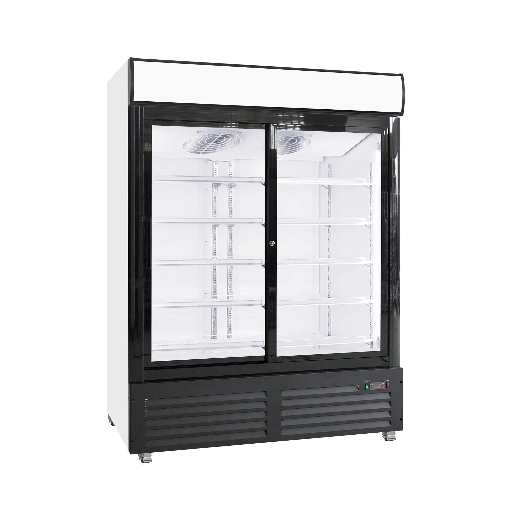 Commercial Vertical Beverage Display Fridge 1400L for Supermarket and Retail Shops