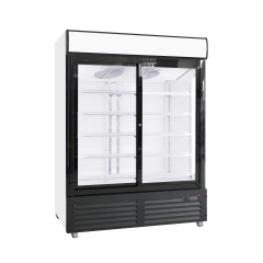 Commercial Vertical Beverage Display Fridge 1400L for Supermarket and Retail Shops