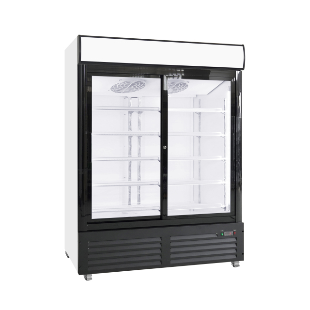 Commercial Vertical Beverage Display Fridge 1400L for Supermarket and Retail Shops