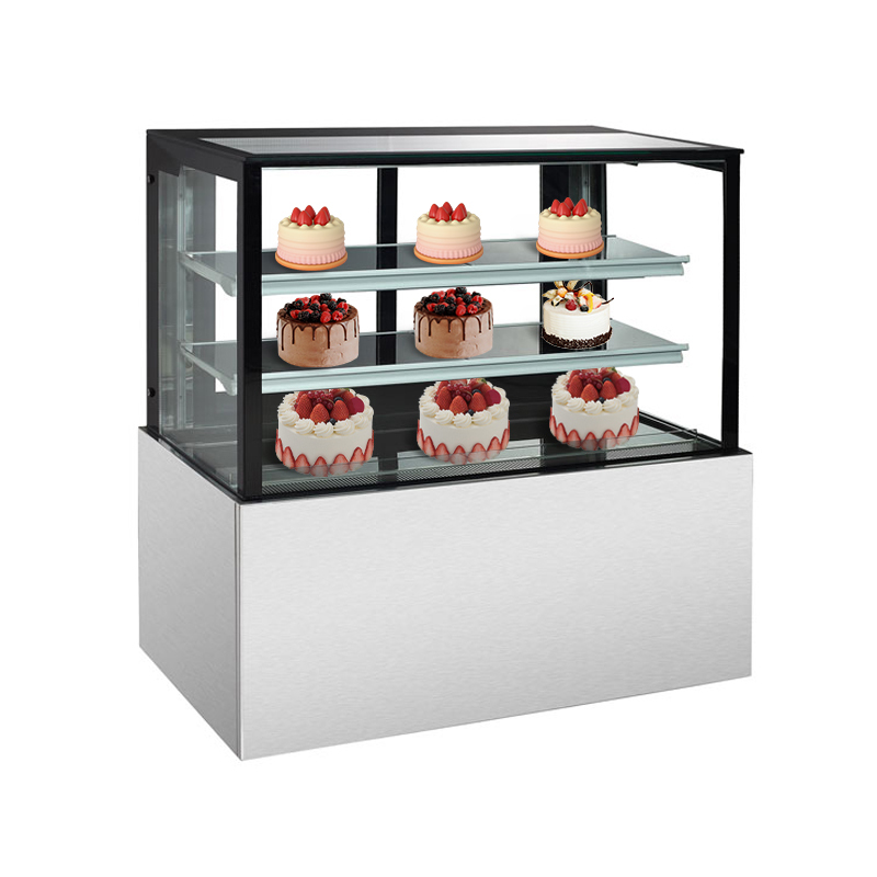 Modern bakeries use this display with a commercial cake display fridge for premium presentation