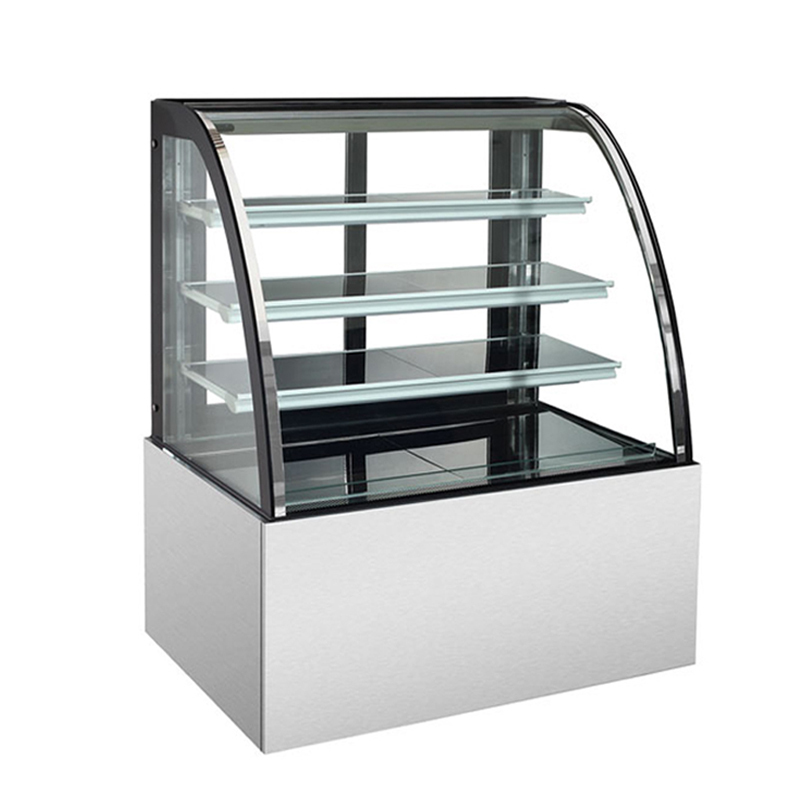Commercial Bakery Display Refrigerator with Premium Cake Showcase Design