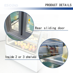 Modern bakeries use this display with a commercial cake display fridge for premium presentation