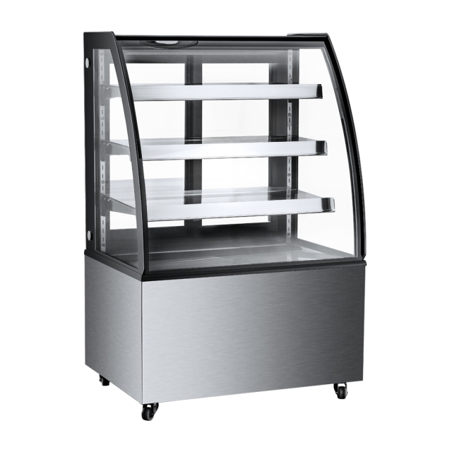 Modern Commercial Bakery Display Refrigerator for Dessert Merchandising