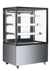 Commercial Bakery Display Refrigerator with Glass Fridge for Dessert Retail Presentation