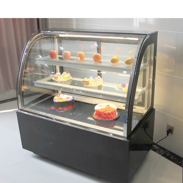 Modern Bakery Refrigeration Solution with Dessert Fridge for Retail Display