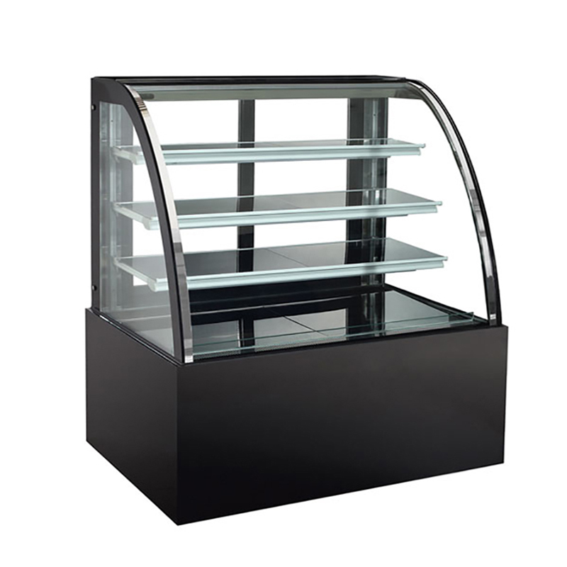 Modern Commercial Bakery Display Refrigerator for Dessert Merchandising
