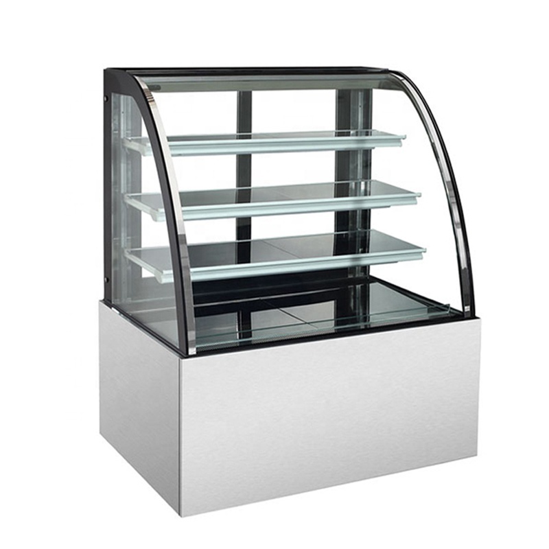 Modern Commercial Bakery Display Refrigerator for Dessert Merchandising