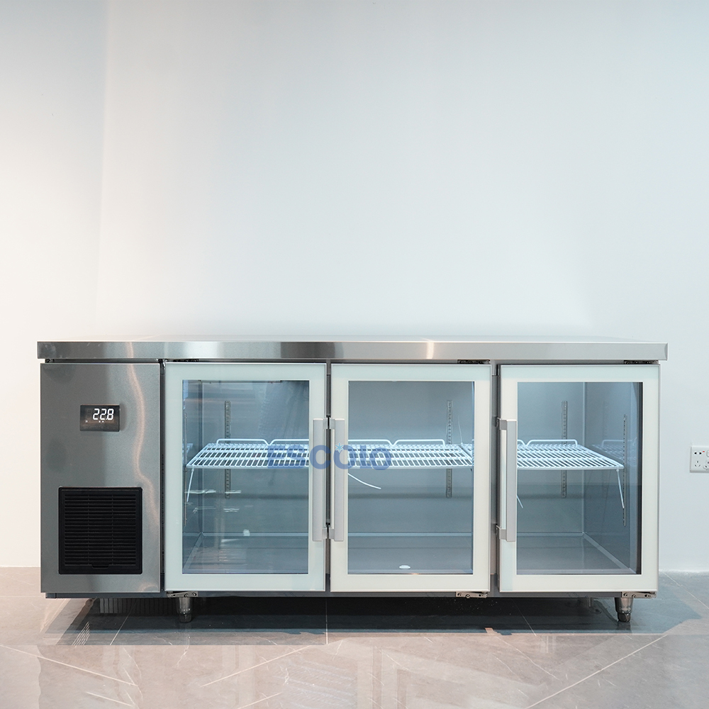 Digital Control Under Counter Refrigerator Fridge Auto Defrost Removable Gasket for Convenience Store