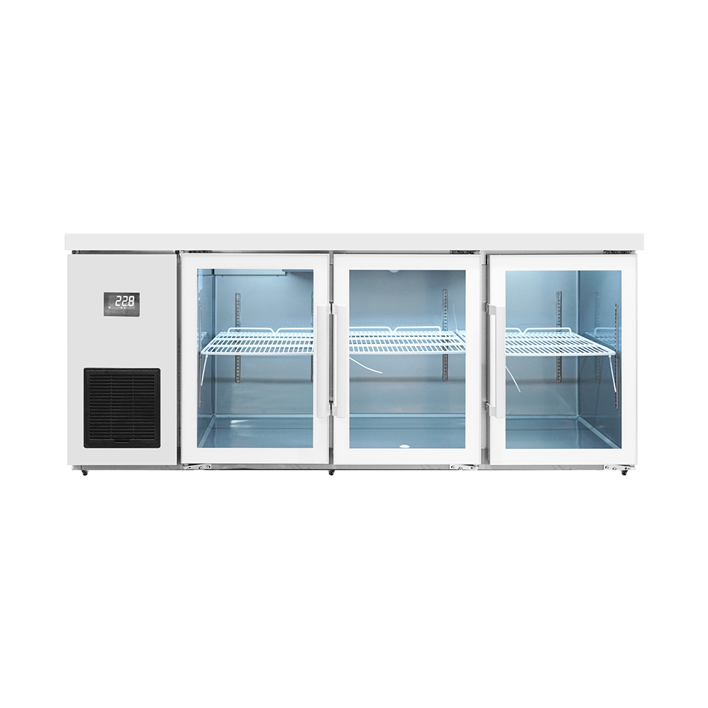 201 Stainless Steel Under Counter Freezer Self Closing Door Fan Cooling for Restaurant Kitchen