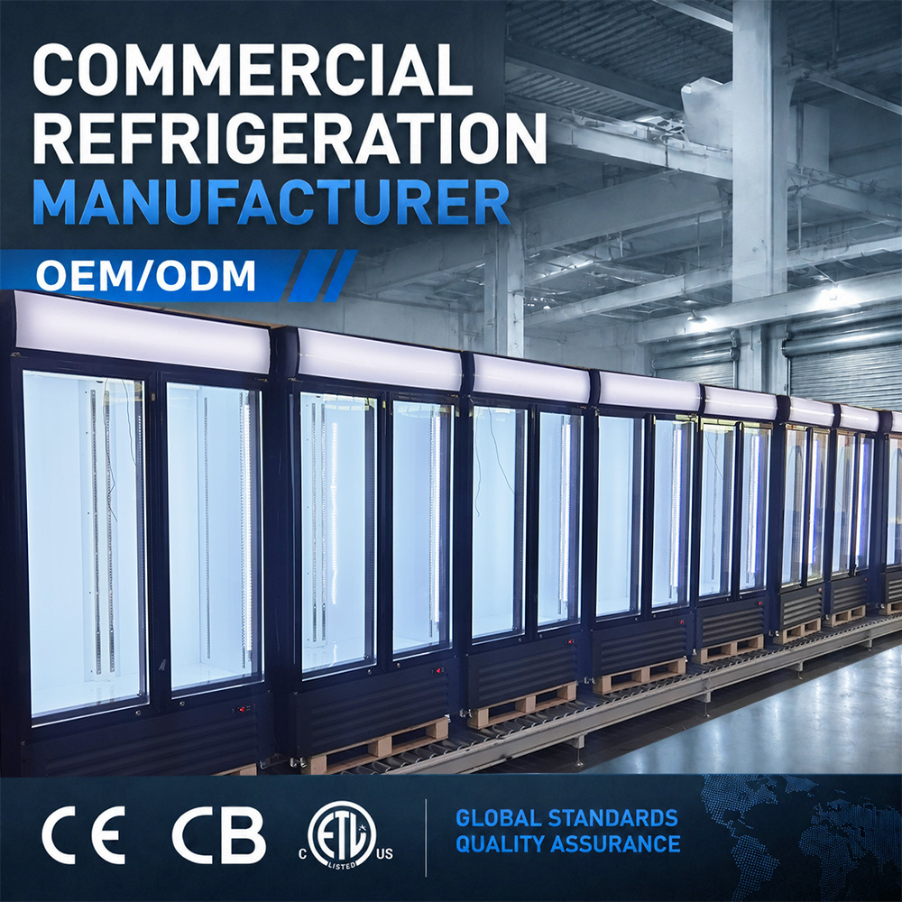 Retail Beverage Showcase Cooler 1400L for Gas Station & Convenience Store Merchandising