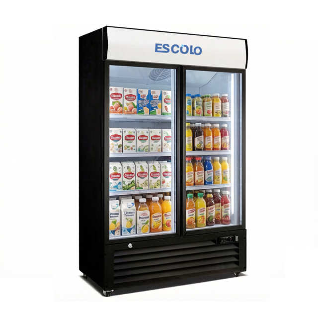Commercial Vertical Beverage Display Fridge 1400L for Supermarket and Retail Shops