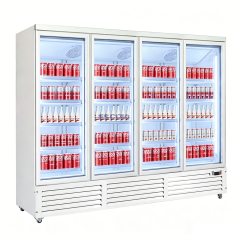 Beverage Cooler Refrigerator ES-B2500-4M 2000L Commercial Display Solution