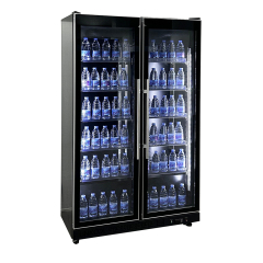 Commercial Sliding Glass Door Display Fridge for Retail and Supermarkets Beverage Showcase