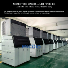 Commercial Ice Maker Machine Single Door with Large Ice Storage Bin