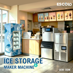 Automatic Ice Making Machine with Durable Stainless Steel Ice Maker