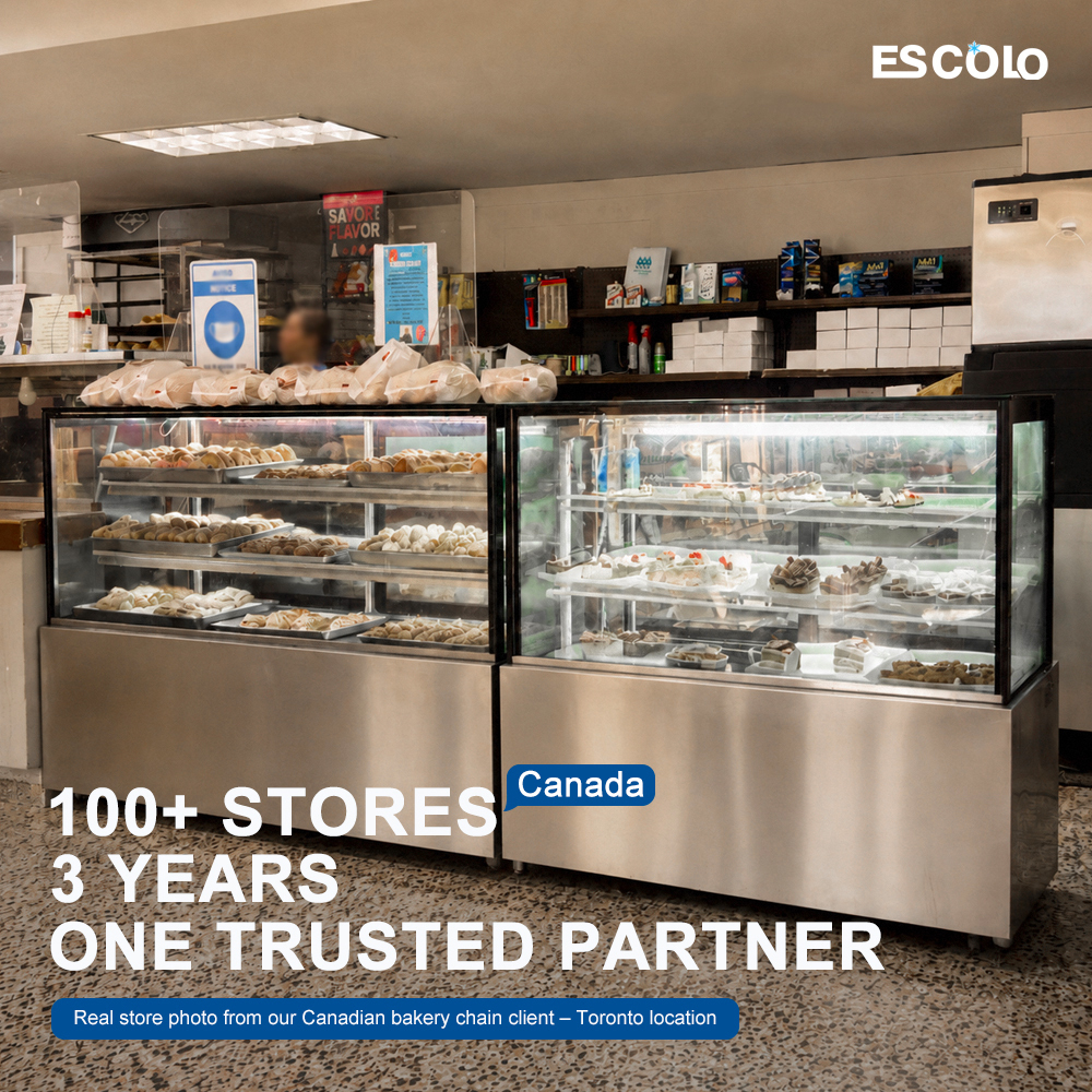 Cake Display Fridge 2 Layer ESK-1500B1 – Premium Cake Bread Fridge for Commercial Bakery & Retail Display