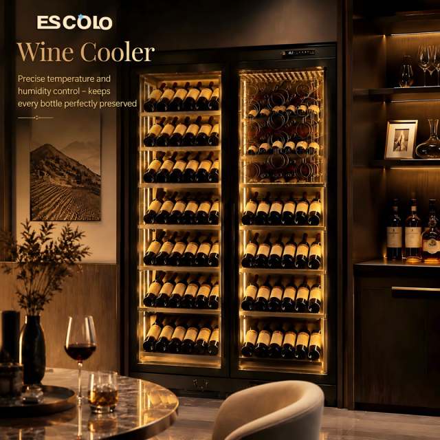Professional Wine Storage Cooler with Precise Temperature & Humidity Control